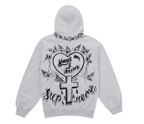 Supreme Forever Hooded Sweatshirt Heather Grey