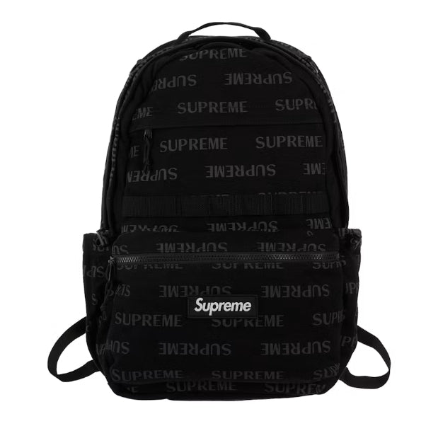 Supreme Logo Backpack FW26 Black