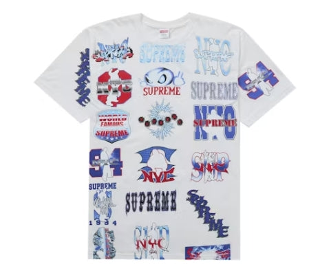Supreme Flash Tee White