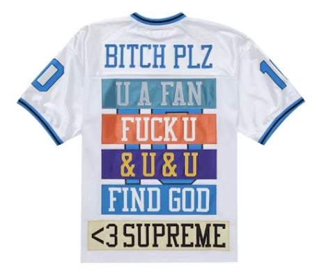 Supreme Find God Football Jersey White