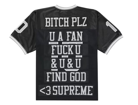 Supreme Find God Football Jersey Black