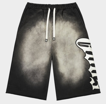 Godspeed OG Logo 3QTR Shorts Black Wash