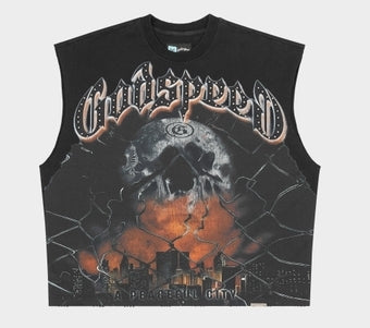 Godspeed Fences Sleeveless T-Shirt Black