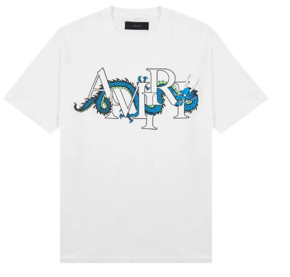 AMIRI LNY Dragon Air White Tee Pre-Owned