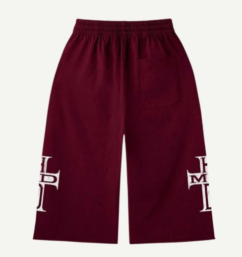 HMDD Maroon HC 3/4 Shorts