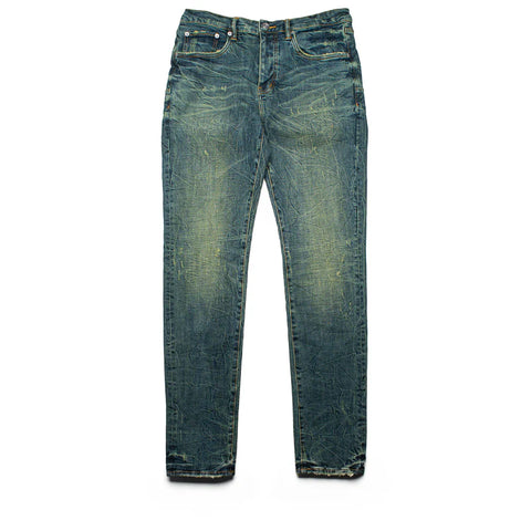 Purple Brand Dirty Patina Low Rise Skinny Jeans Dark Indigo