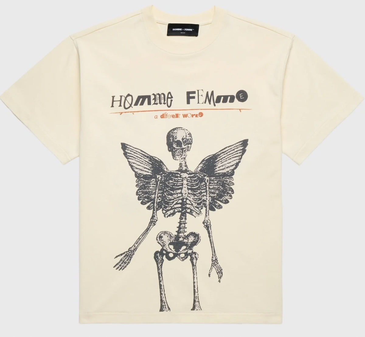 Homme Femme Circle Of Life Tee Cream