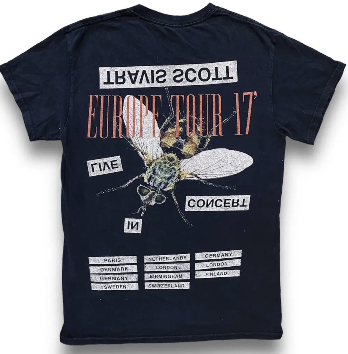 Travis Scott Europe Tour 2017 Concert Tee