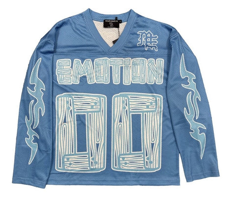 Mixed Emotions Oversized Blue 'Lightning' Long Sleeve