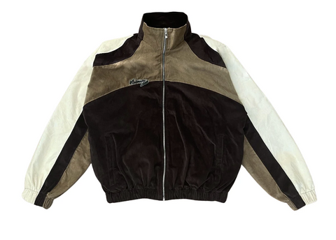 Visionary Club "RADIANT AURA" TRACK JACKET (CARAMEL MOCHA)