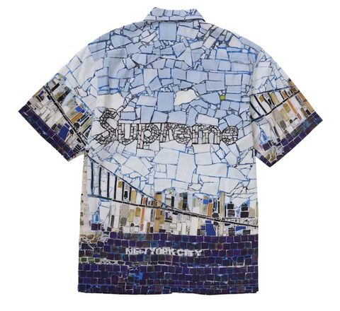 Supreme Mosaic S/S Shirt Multicolor