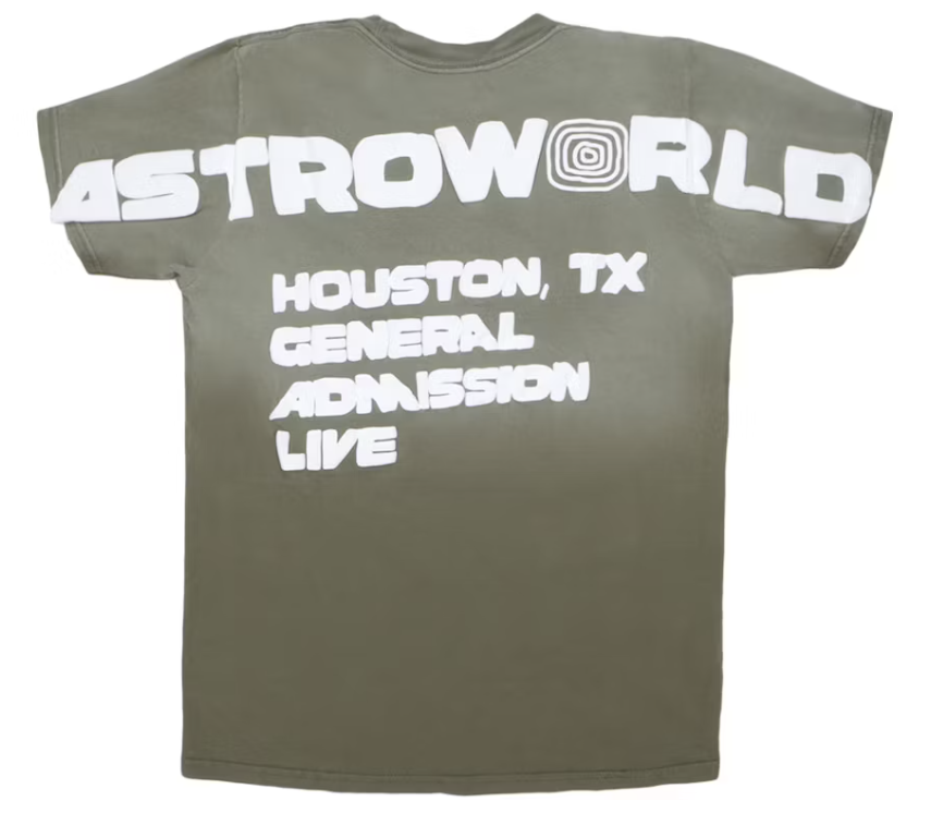 Travis Scott Eye Tee Green