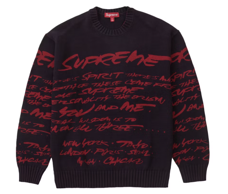 Supreme Futura Sweater Navy