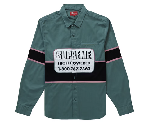 Supreme High Powered Work Shirt Light Green Pre-Owned