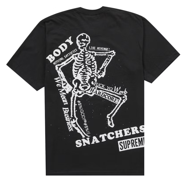 Supreme Body Snatchers Tee Black Pre-Owned