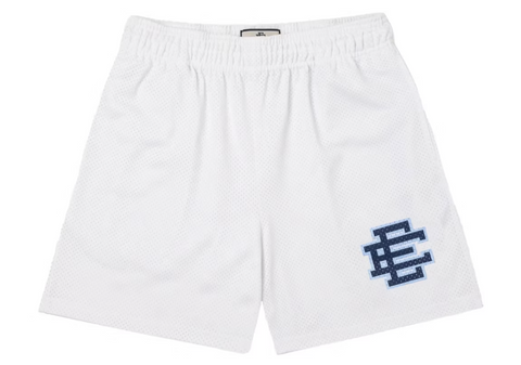 Eric Emanuel EE Basic Short (SS23) White/Navy Blue