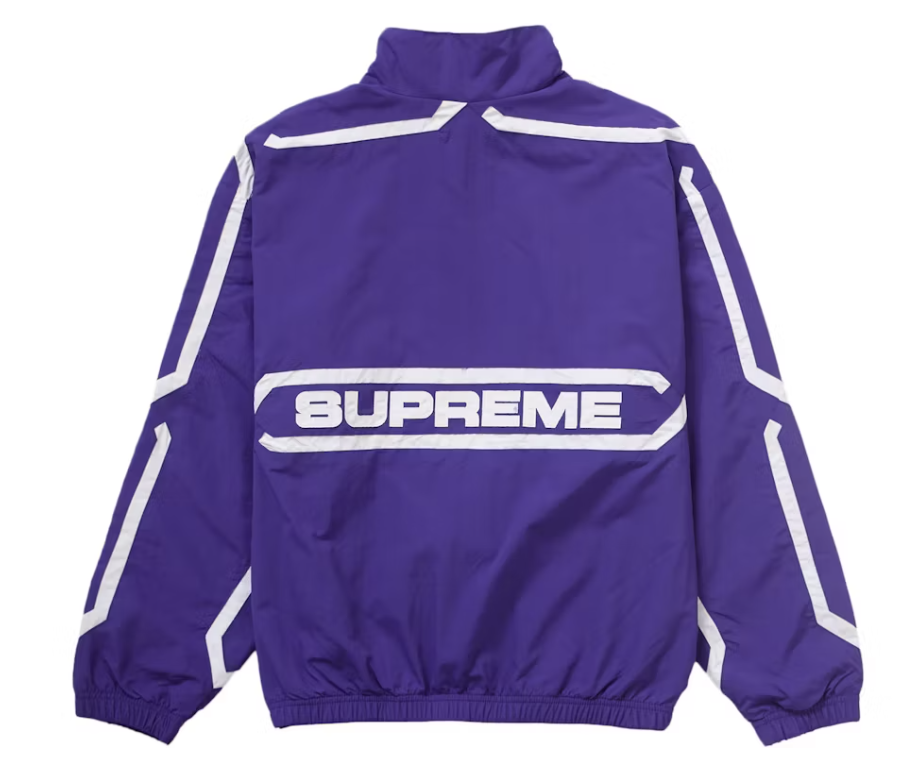 Supreme Inset Link Track Jacket Purple