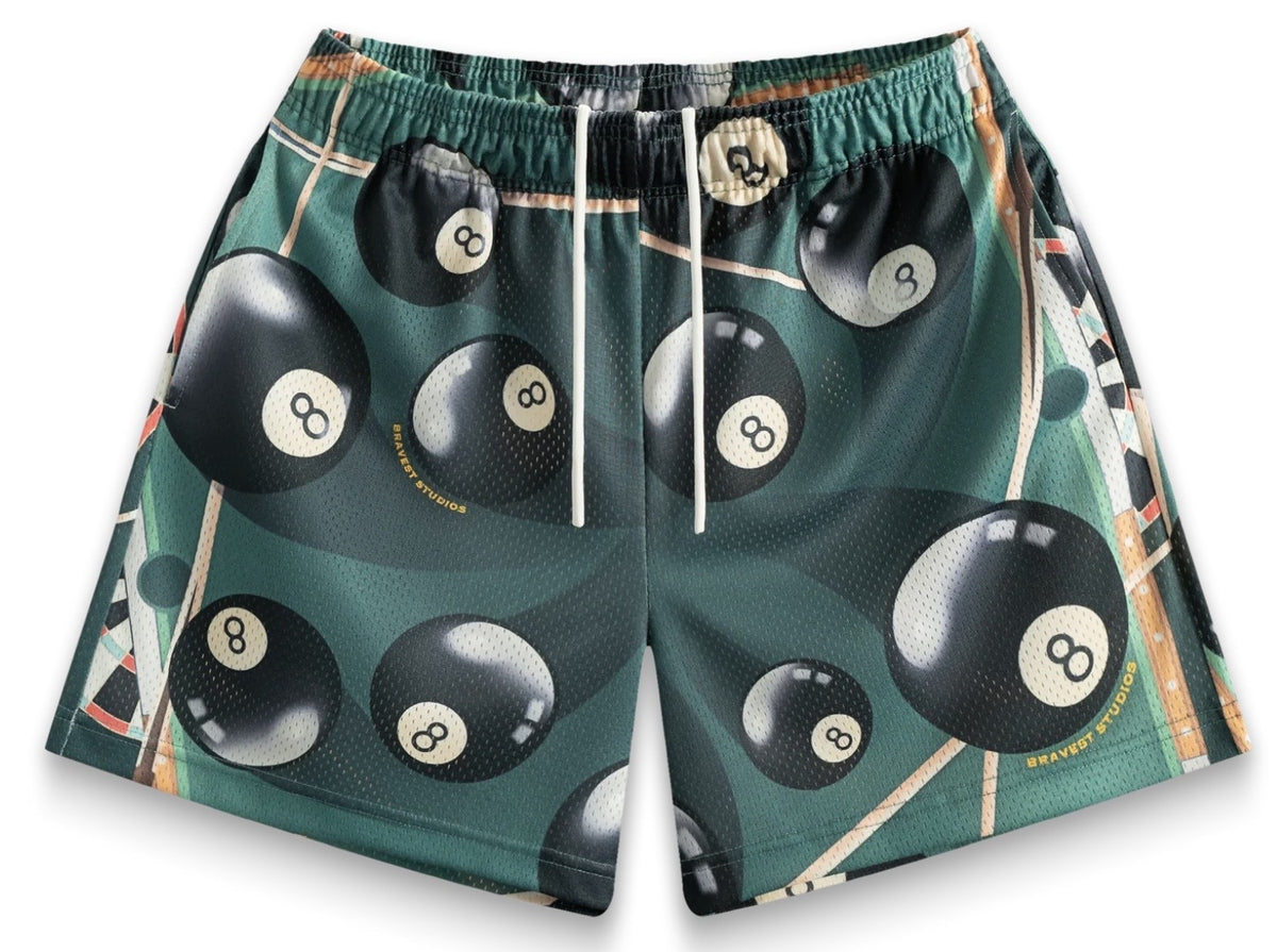Bravest Studios 8 Ball Mesh Shorts