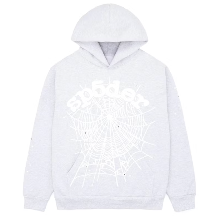 Sp5der OG Web Hoodie Heather Grey