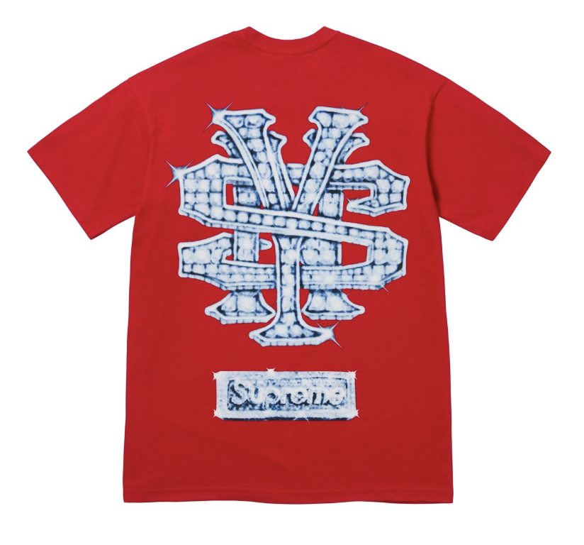 Supreme Snowman Tee Red