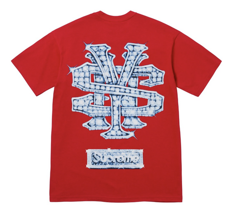 Supreme Snowman Tee Red