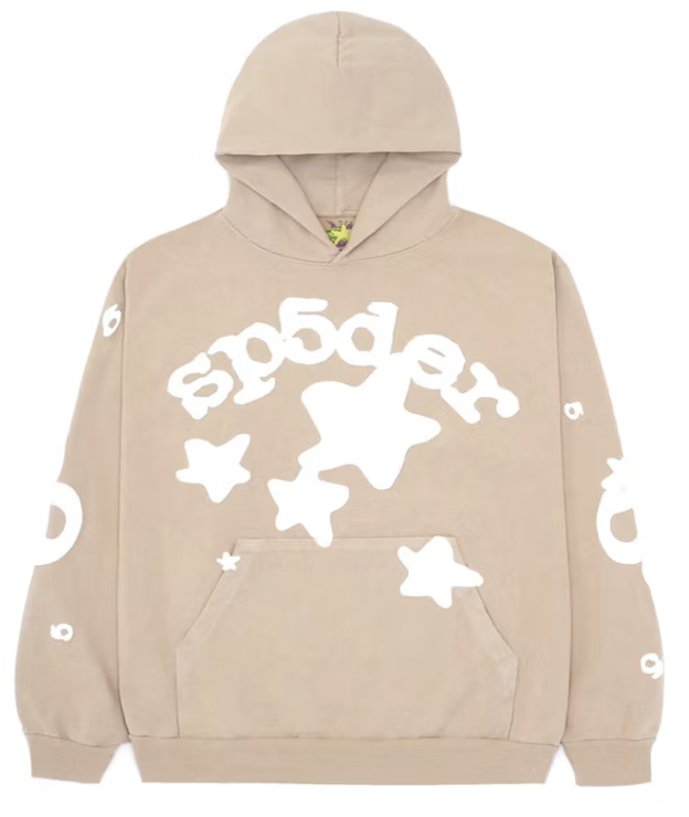 Sp5der Beluga Hoodie Sand