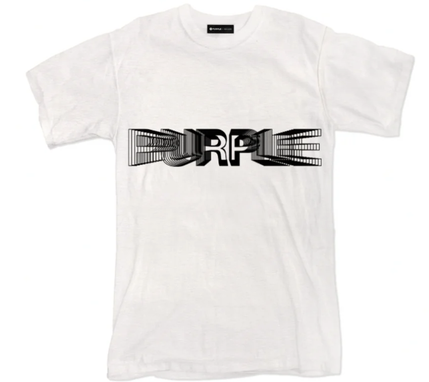 Purple Brand Textured Wire Frame Coconut Tee