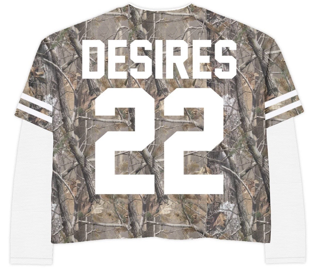 Bottega Desires Camo Long Sleeve Tee