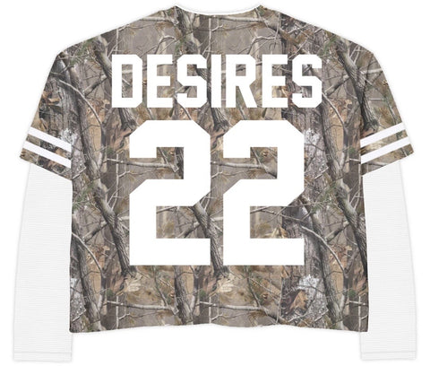 Bottega Desires Camo Long Sleeve Tee