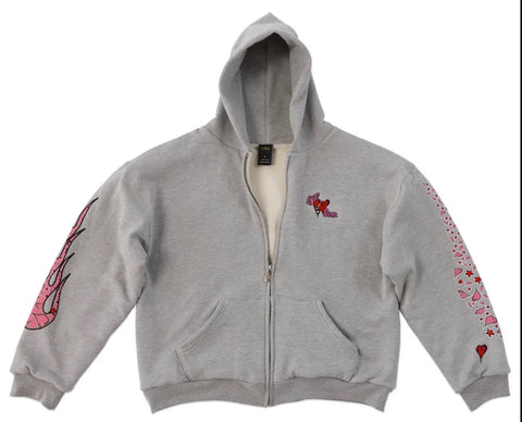 Matty Boy Anti Promo Sadistic Zip Up Thermal Hoodie