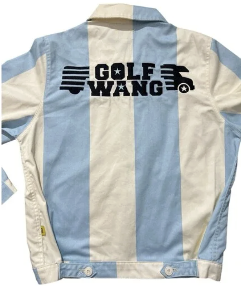 Golf Wang Cream/Blue Stripe Work jacket