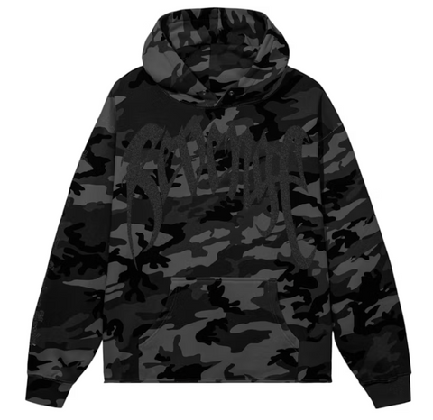 Revenge XXXTentacion Kill Cropped Hoodie Black Camo/3M