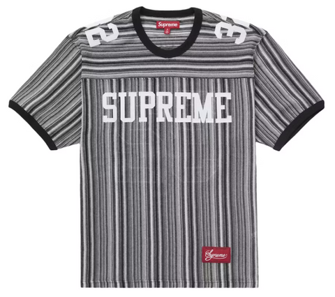Supreme Open Knit Football Top Black