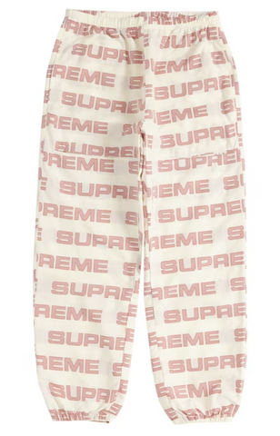 Supreme Logo Ripstop Track Pant Natural Pre-Owned