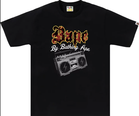 BAPE Boombox Black Tee