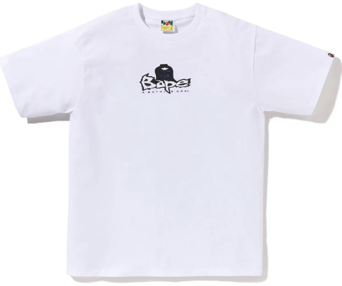 BAPE Color Camo Mad Ape White Tee