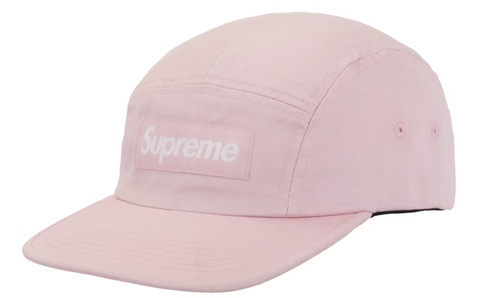 Supreme Washed Chino Twill Camp Cap Pink (FW25)