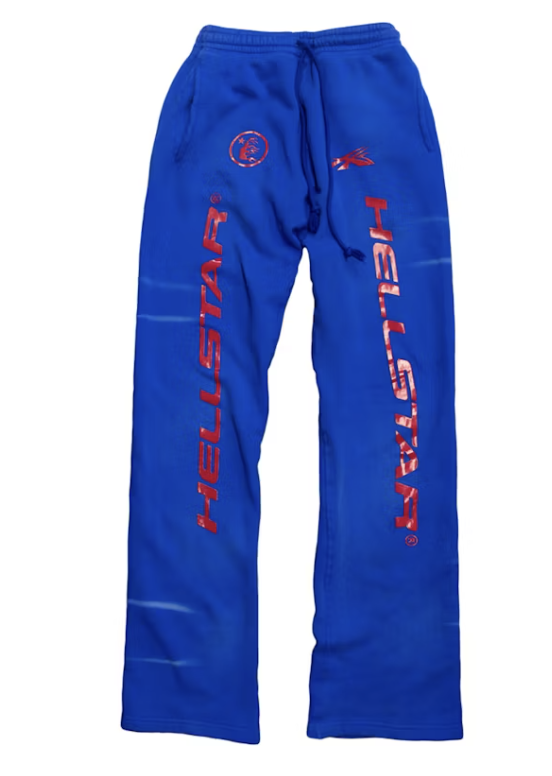 Hellstar Gel Sweatpants Blue