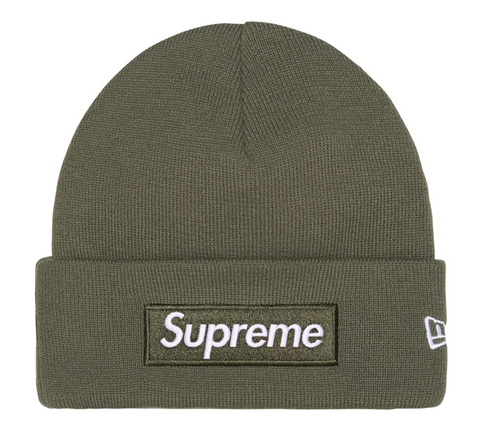 Supreme New Era® Box Logo Beanie Olive