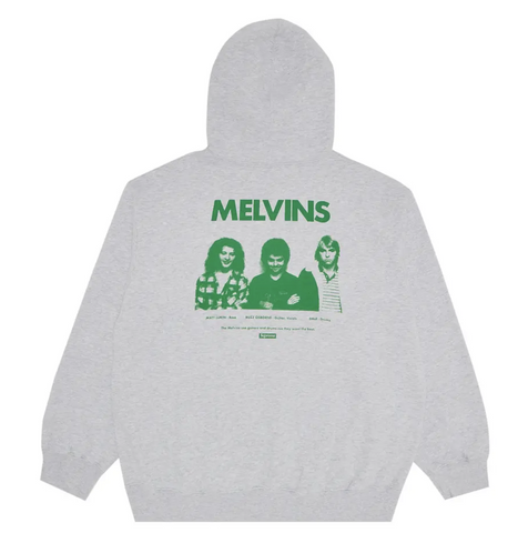 Supreme x Melvins Hooded Sweatshirt 'Ash Grey'