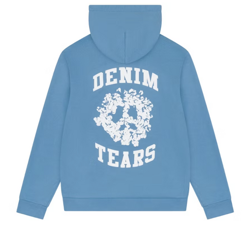 Denim Tears Denim University Zip Hoodie Light Blue