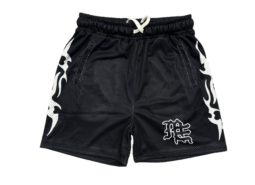 Mixed Emotion Black 'Lightning' Shorts
