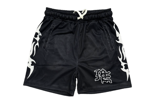 Mixed Emotion Black 'Lightning' Shorts