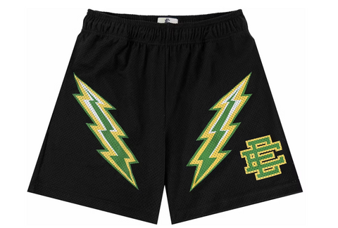 Eric Emanuel EE Short Black/Green Bolt