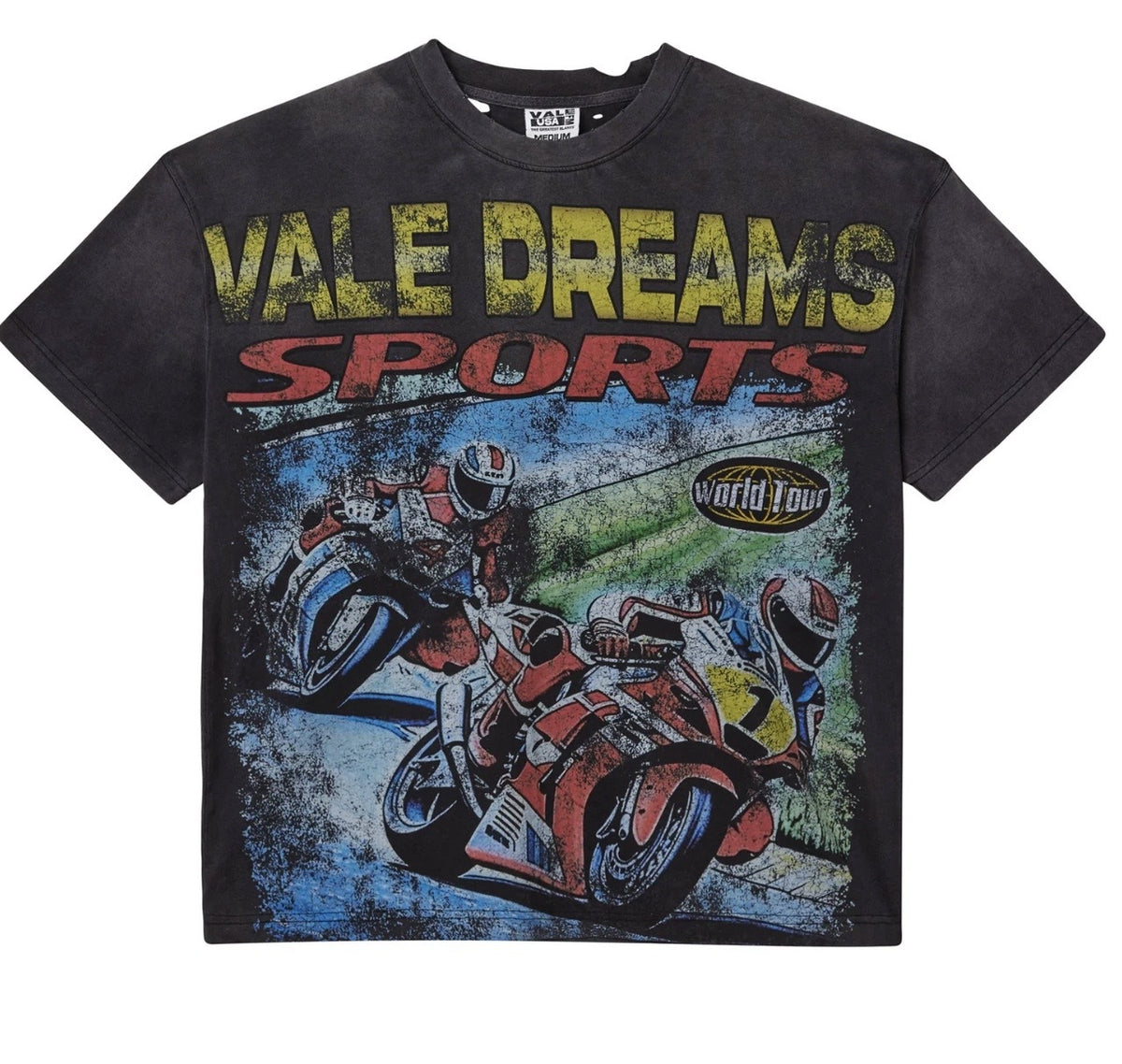 VALE BLACK MOTOCROXXX TEE