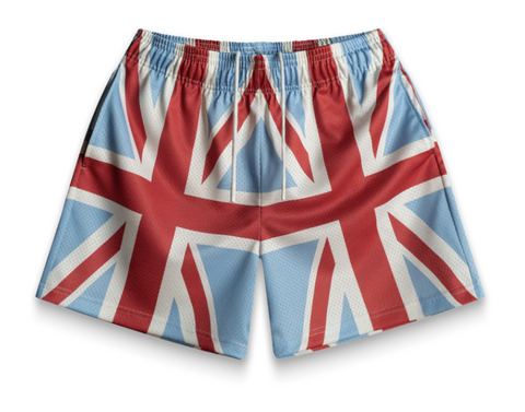 Bravest Studios Union Jack Mesh Shorts