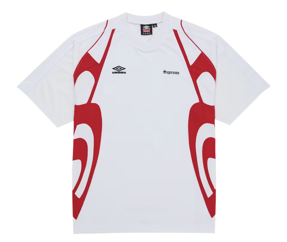Supreme Umbro Old English Soccer Jersey White