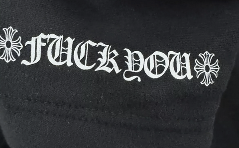 Chrome Hearts "F*CK YOU" Hoodie Pre-Owned