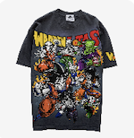 Warren Lotas x Dragon Ball "Zed Warriors" Washed Black HEAVY-WEIGHT