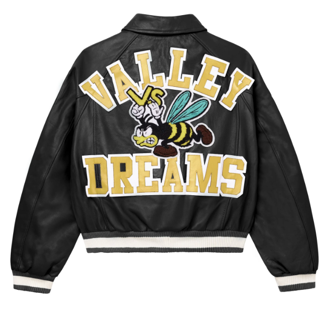 VALE FOREVER MASCOT BOMBER JACKET BLACK